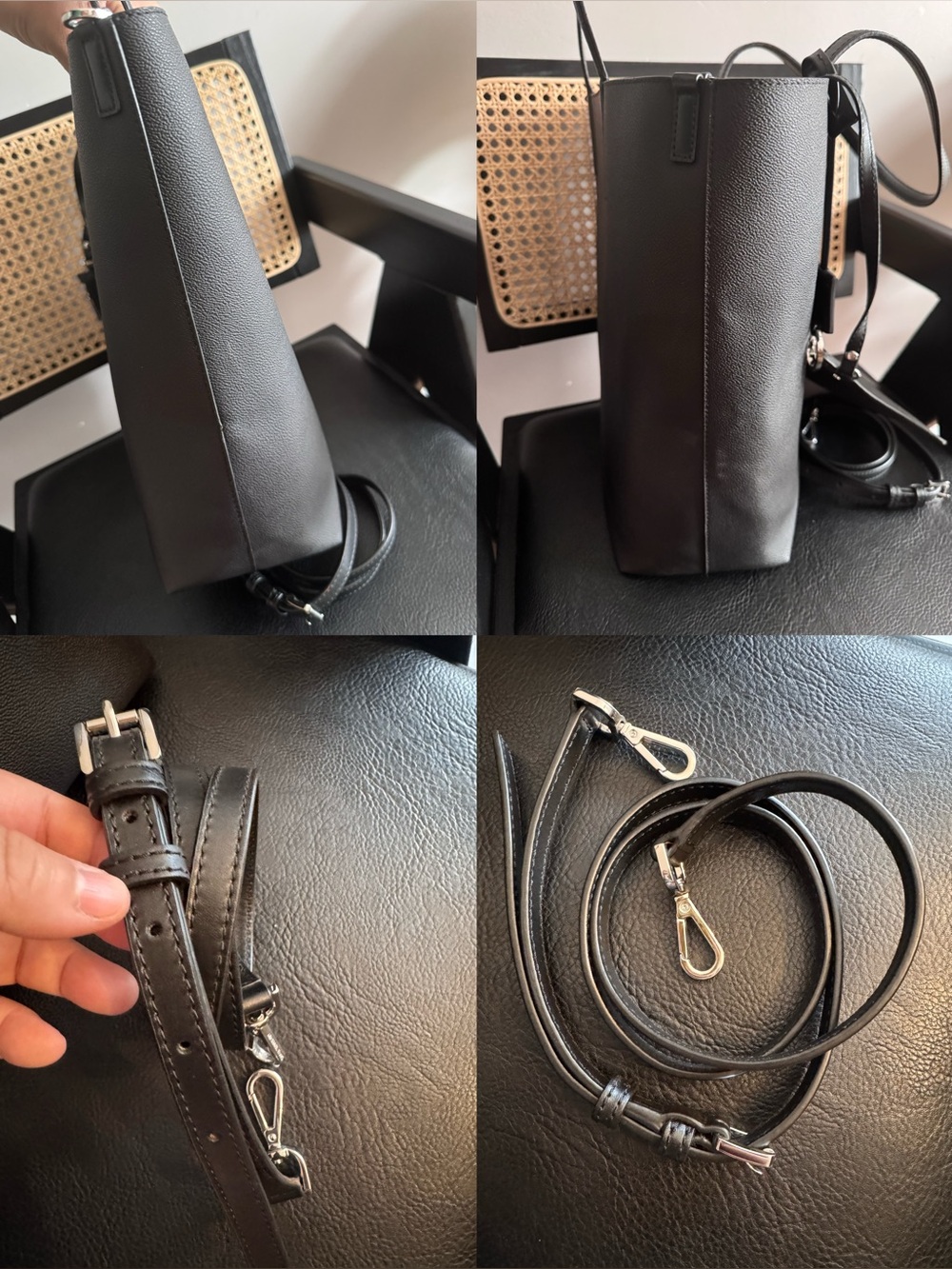 Mk Michael Kors bag leather tote with strap three in one - Picture 8 of 11